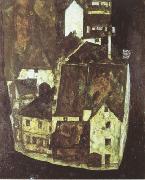 Egon Schiele Dead City III (mk12) oil painting picture wholesale